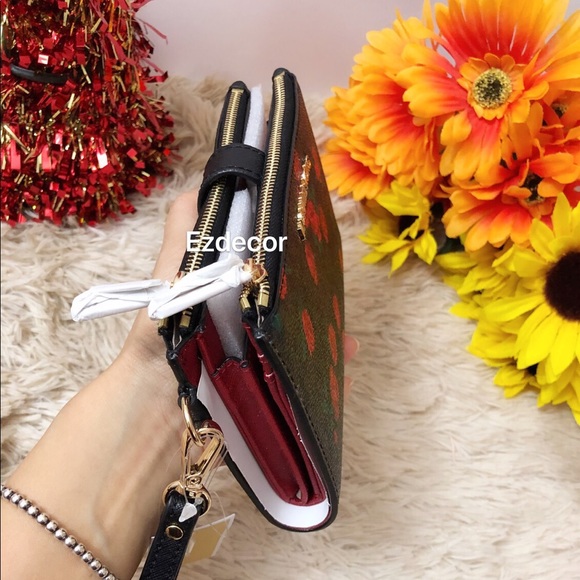 NWT Michael Kors Jet Set Floral Wristlet / Wallet - Picture 2 of 8